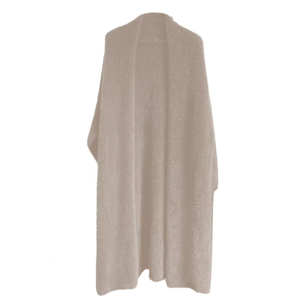 Long Knitted Cardigan – Soft Cashmere Feel Winter Sweate