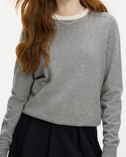 Classic Wool Crew Neck Sweate