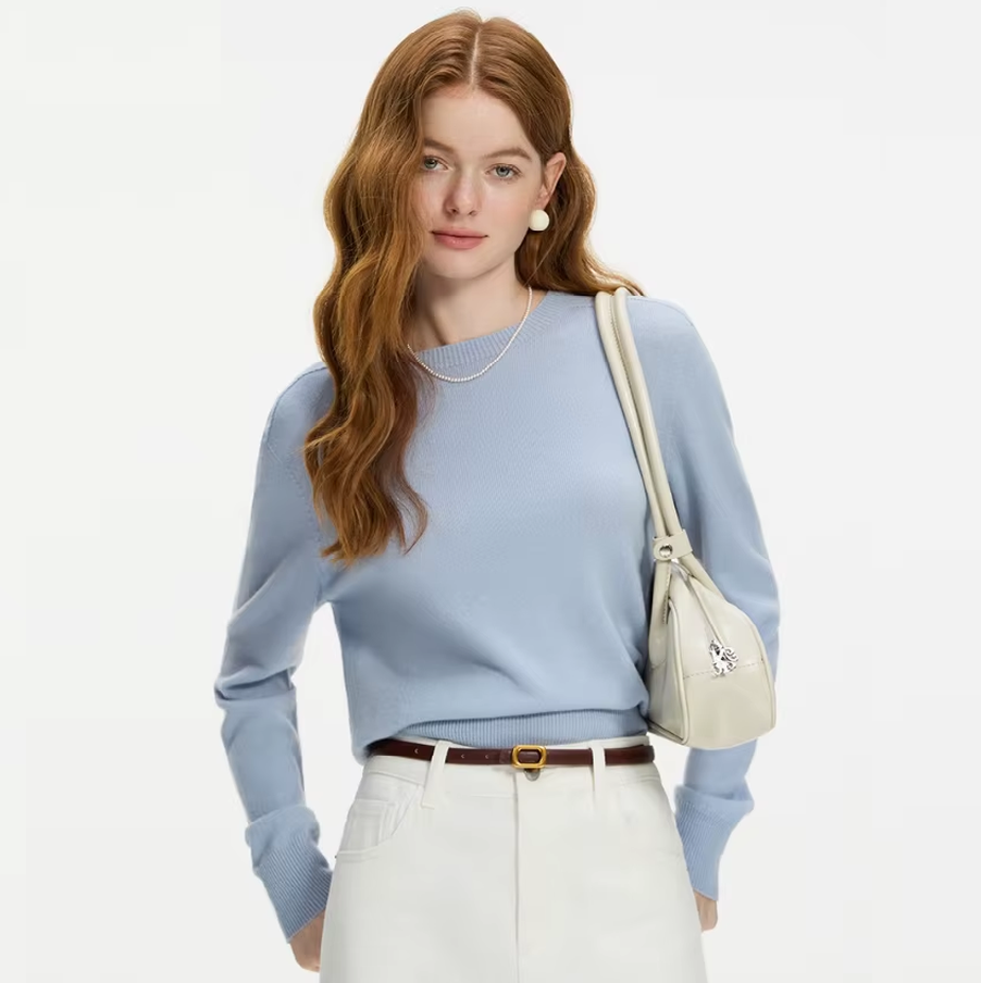 Classic Wool Crew Neck Sweate