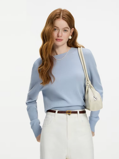 Classic Wool Crew Neck Sweate