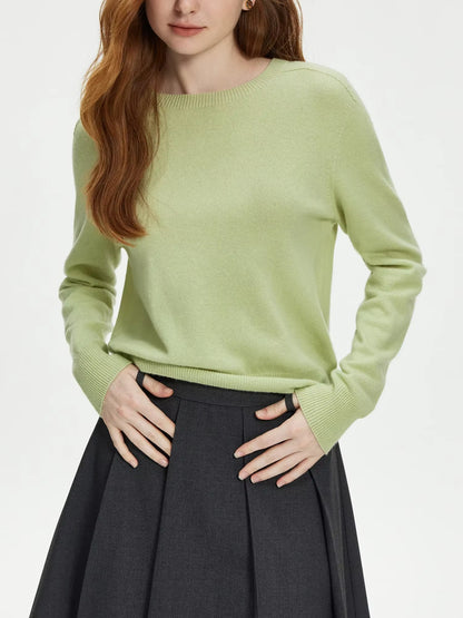 Classic Wool Crew Neck Sweate