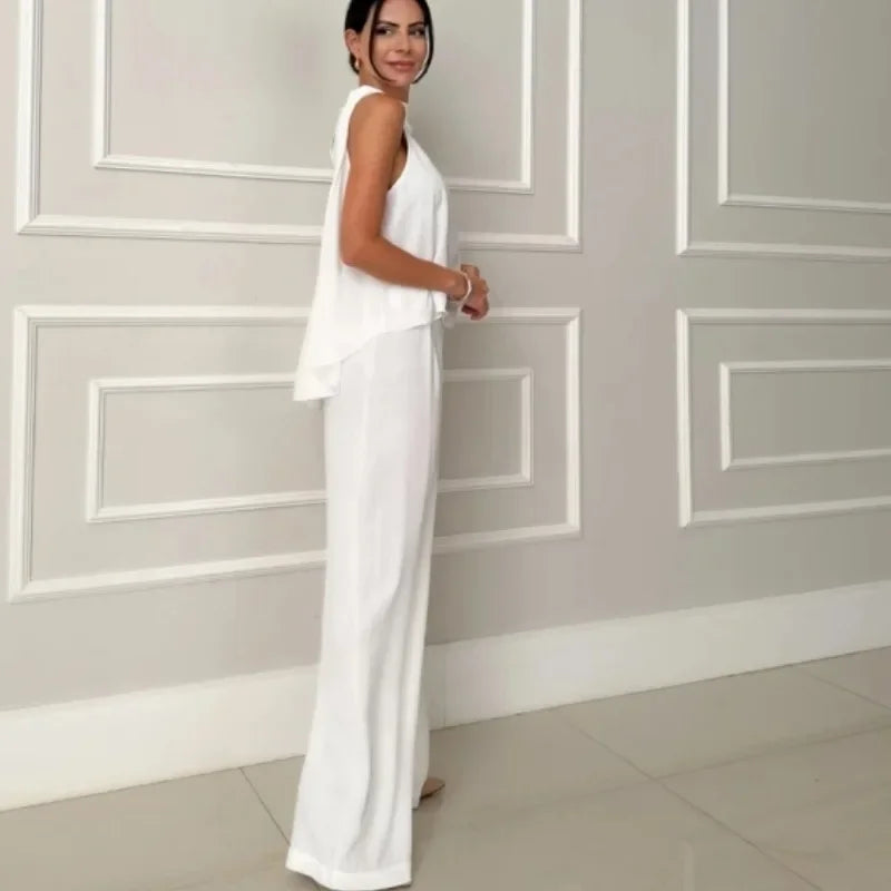 Women’s Solid Color 2-Piece Set