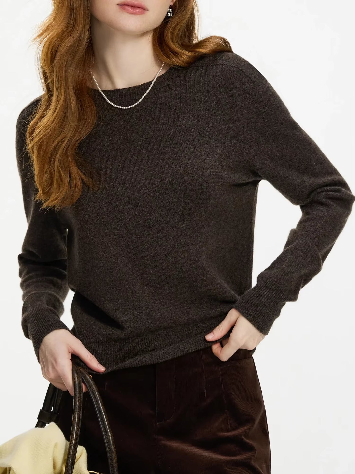 Classic Wool Crew Neck Sweate